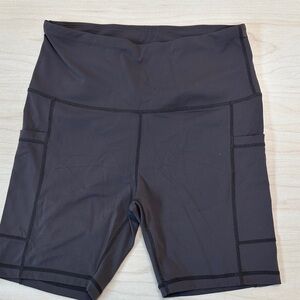 Ease of Motion athletic shorts, gym, yoga, Pilates, size small, brown, like new